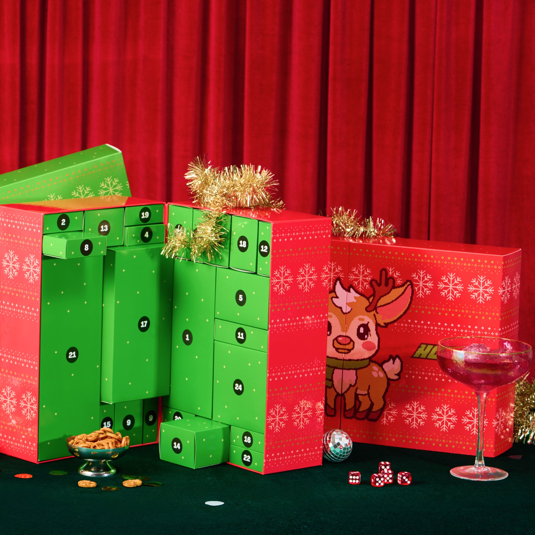Adventskalender Duo: Squad-Adventskalender + Probierkalender (mit Energy)
