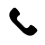 Symbol eines weißen Telefonhörers in einem schwarzen Kreis mit einem nach außen zeigenden rechten Winkel.